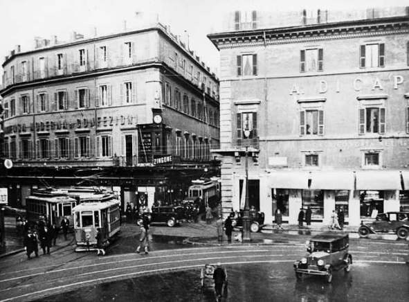 La tramvia nel centro di Roma fu tolta nel dicembre 1929