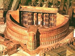 Ricostruzione del Teatro di Pompeo